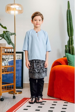TUSCA KIDS | Alexander Kids Classic Kurta in Sky Blue